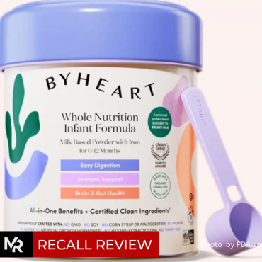 November 2, 2025 – November 8, 2025 – 13 Recalls (12 FDA, 1 USDA)