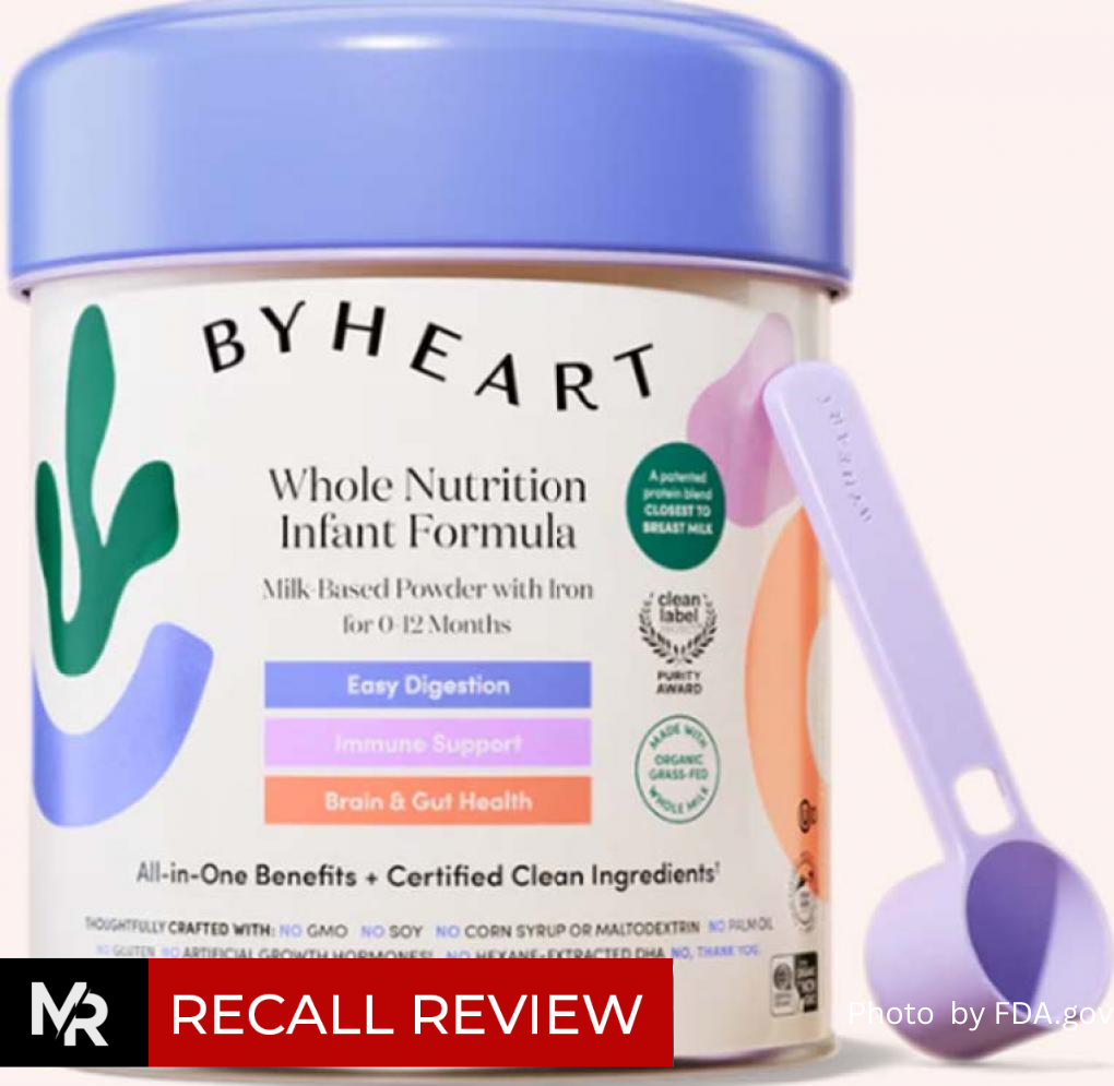 November 2, 2025 – November 8, 2025 – 13 Recalls (12 FDA, 1 USDA)