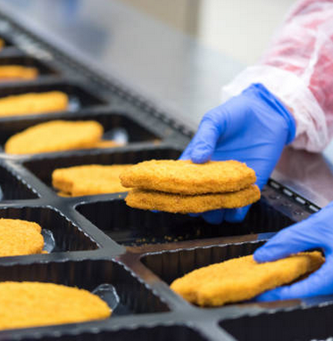 Portioning products on the line of a manufacturing plant. Manning Resource, LLC